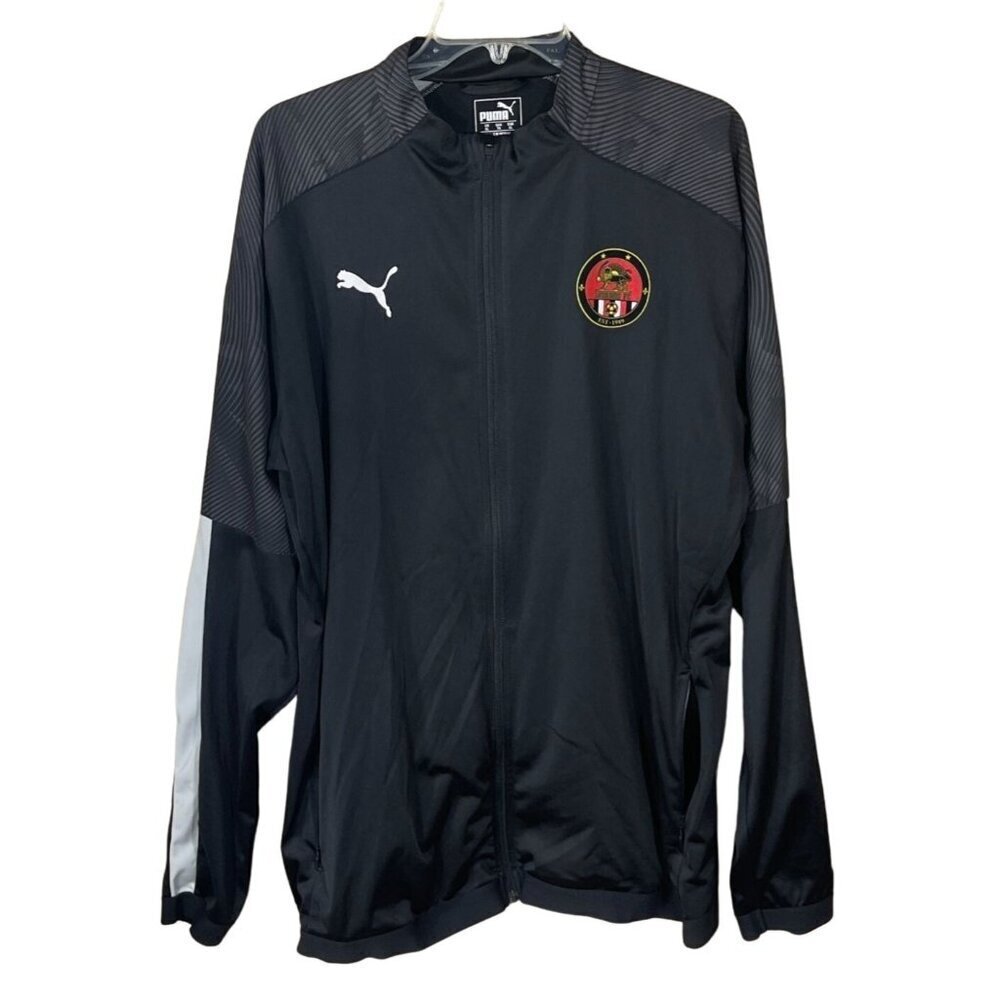 Puma Training Jacket Javanon FC Soccer Club Louisville Size XL Extra Large (FLAW